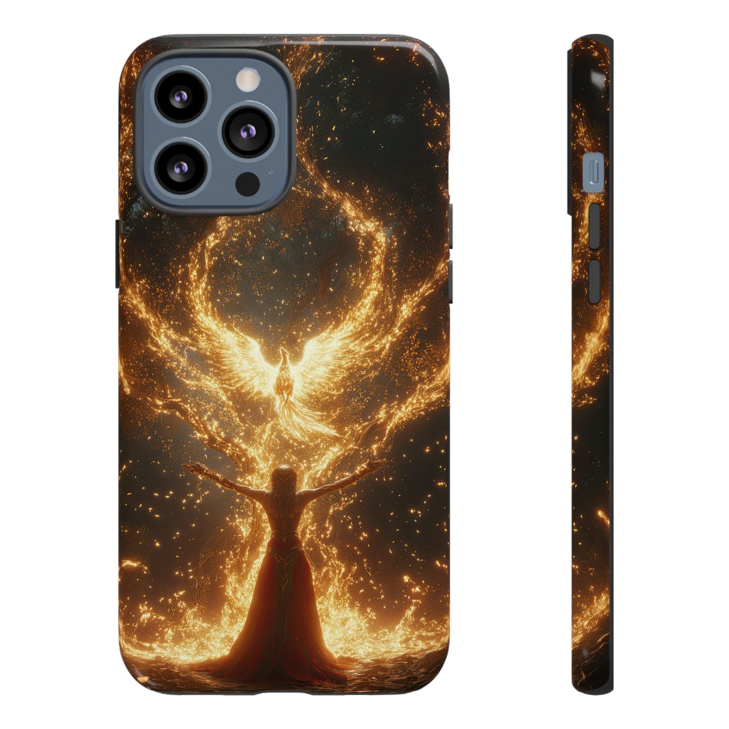 Phoenix Rebirth - Tough iPhone Case - BlueWizardStudios