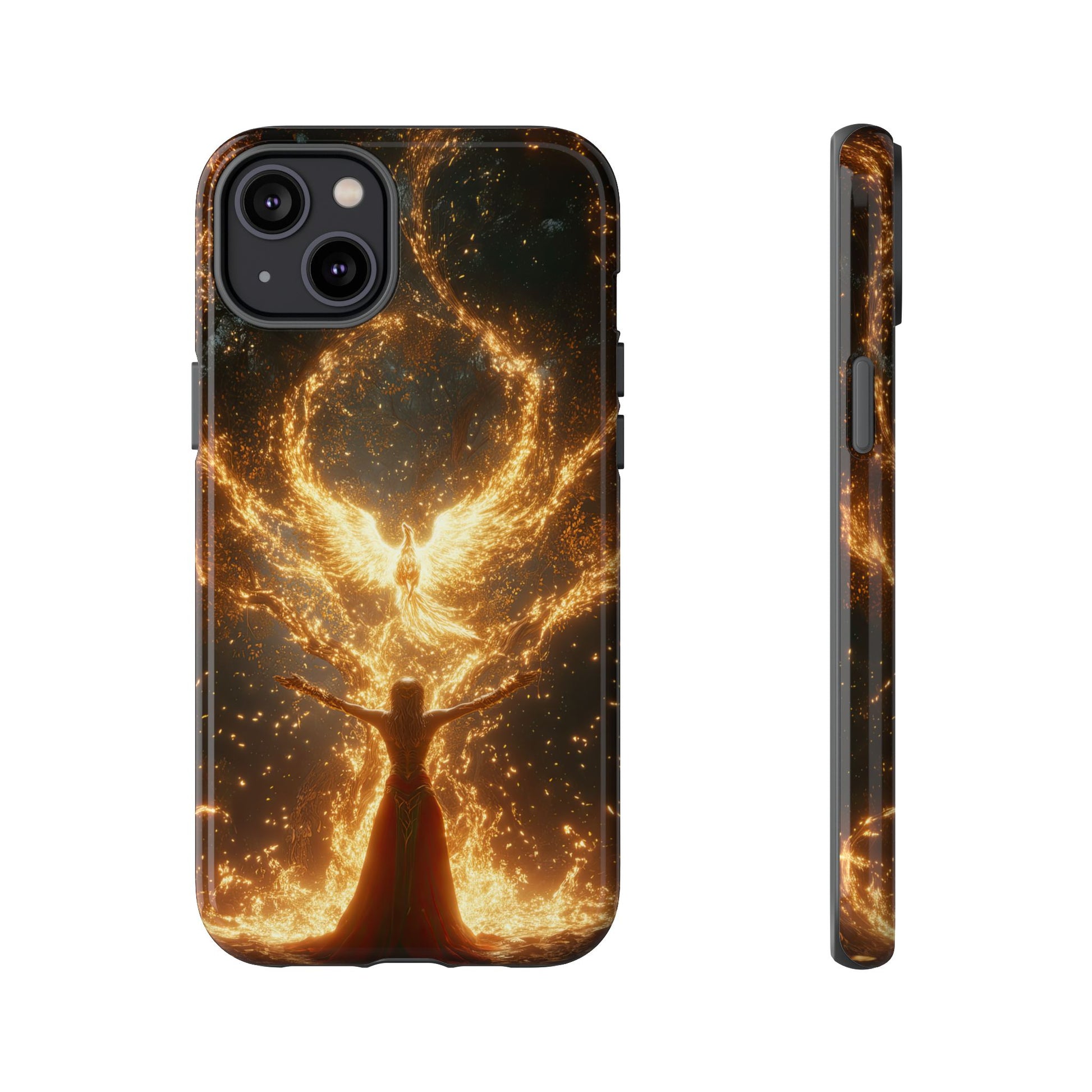 Phoenix Rebirth - Tough iPhone Case - BlueWizardStudios