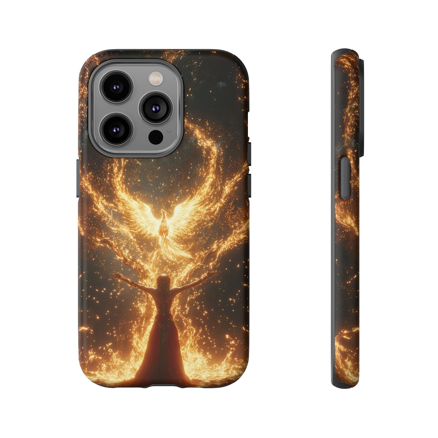 Phoenix Rebirth - Tough iPhone Case - BlueWizardStudios