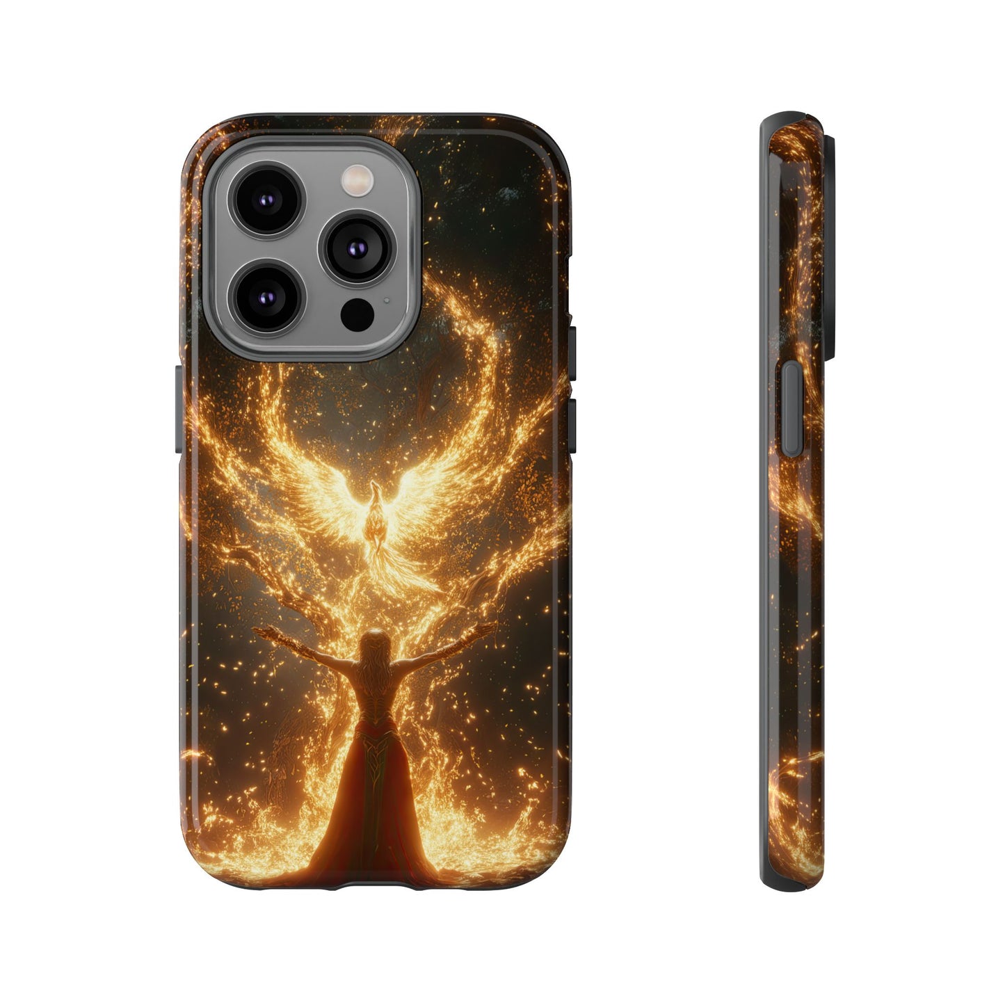 Phoenix Rebirth - Tough iPhone Case - BlueWizardStudios