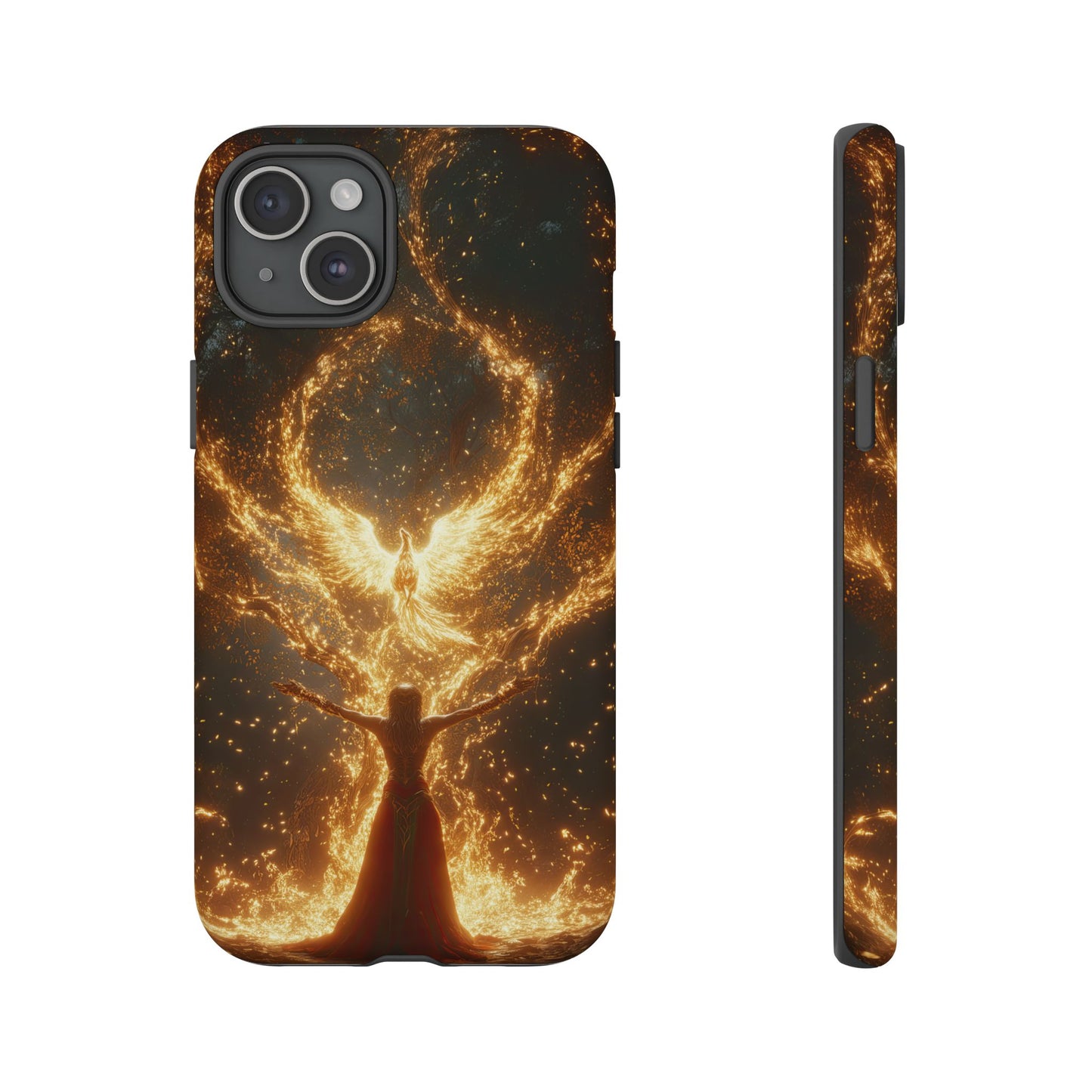 Phoenix Rebirth - Tough iPhone Case - BlueWizardStudios