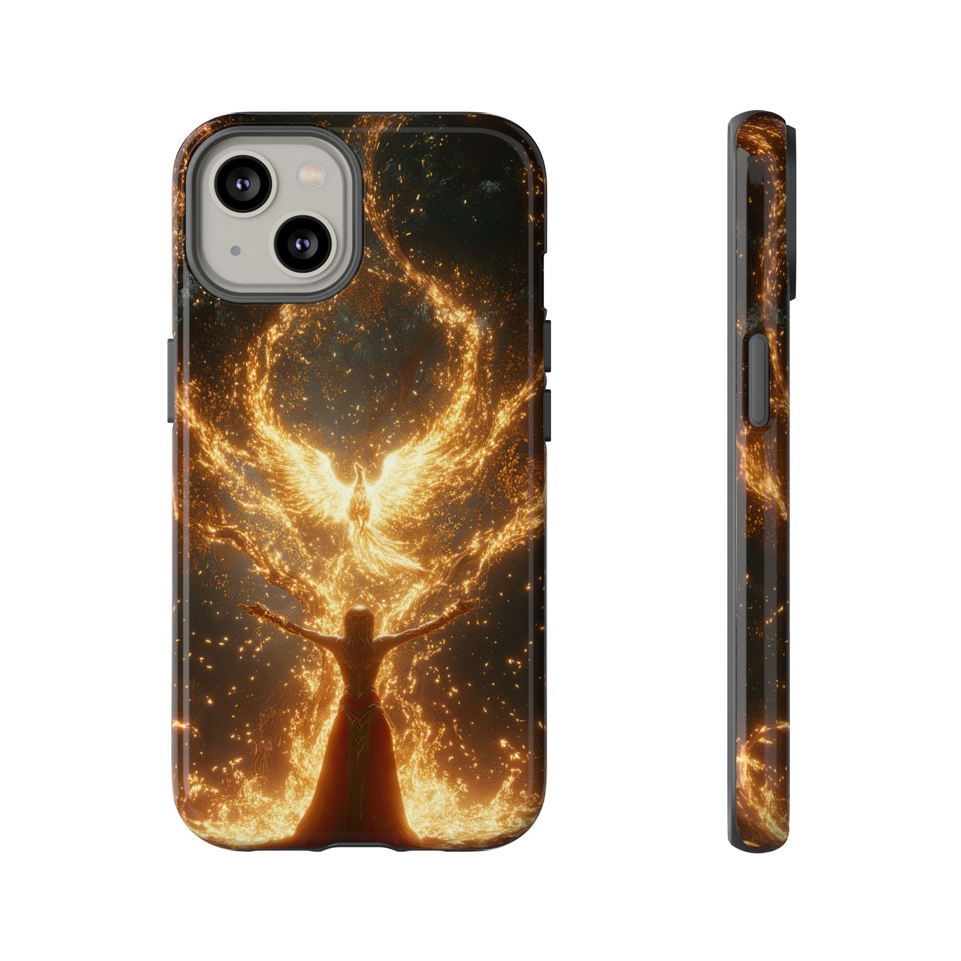 Phoenix Rebirth - Tough iPhone Case - BlueWizardStudios