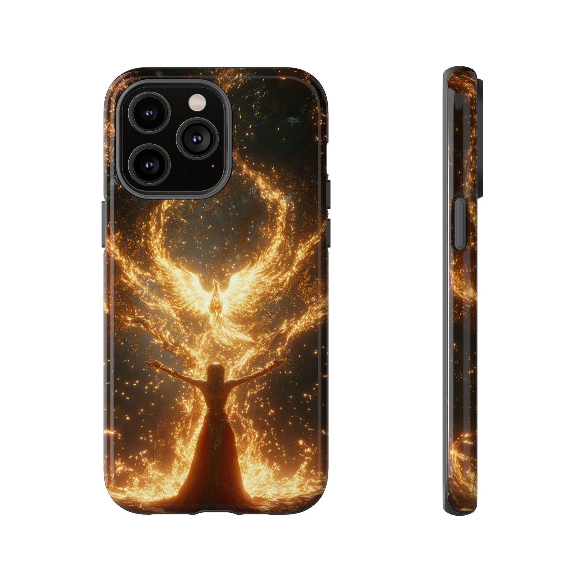 Phoenix Rebirth - Tough iPhone Case - BlueWizardStudios